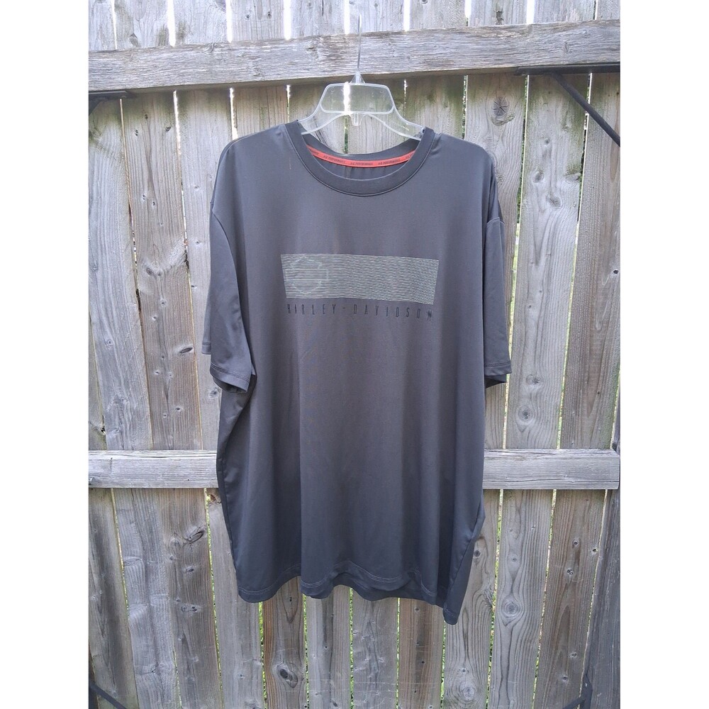 076 Harley Davidson Dri Fit Performance Shirt Gray Men's 3X 2021
